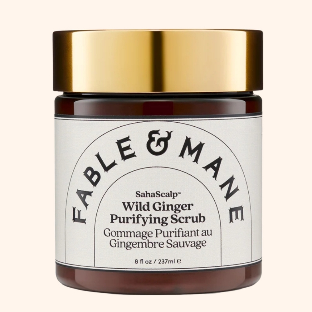 Fable & Mane SahaScalp Wild Ginger Purifying Scrub - New In Box 8 oz